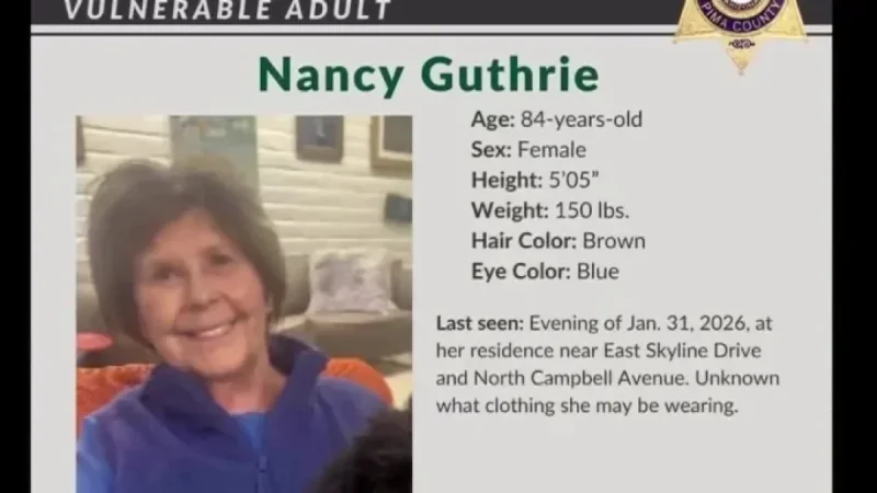 Authorities Launch Search for Missing Woman in Catalina Foothills