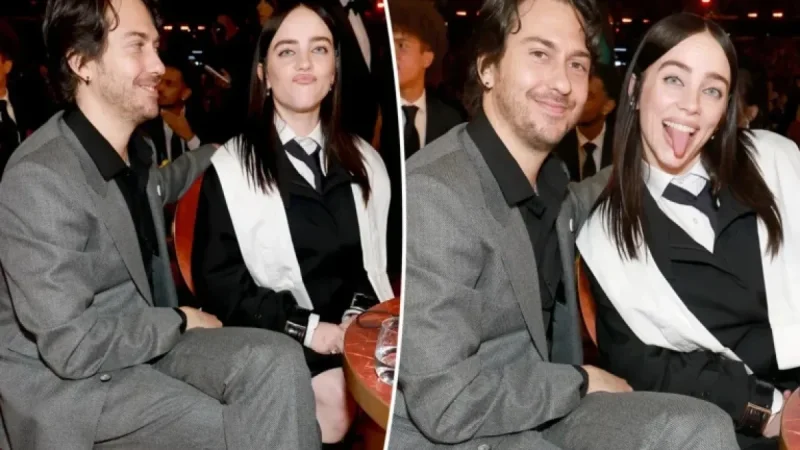 Billie Eilish and Nat Wolff Attend Grammys 2026 Together