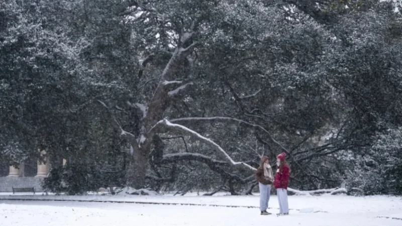 Bomb Cyclone Hits Southeast with Bitter Cold and Snow