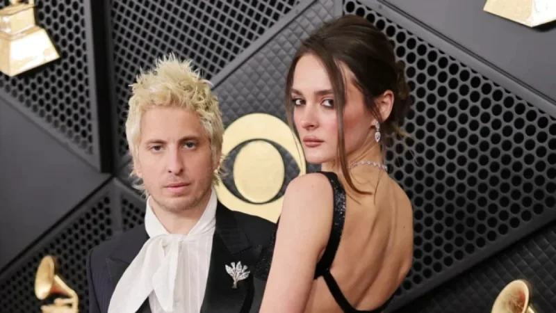 Charlotte Lawrence Stuns in Black While Supporting Andrew Watt at Grammys 2026