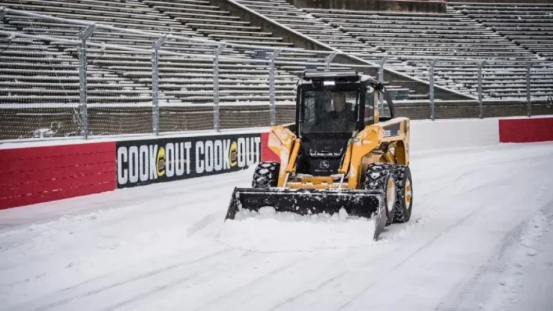 Historic Snowfall Postpones NASCAR Clash at Bowman Gray Again