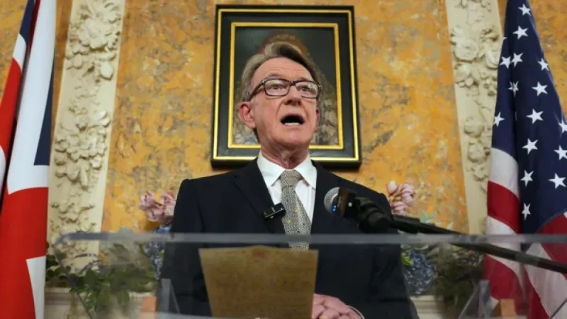 Lord Mandelson, Former U.S. Ambassador, Resigns from Labour Over Epstein Ties
