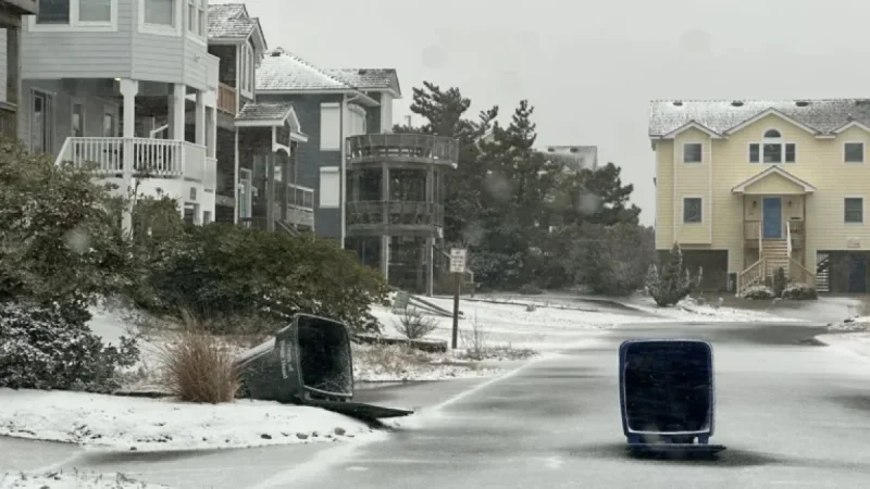 North Carolina Hit by Over a Foot of Snow in Some Areas