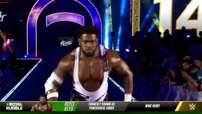 Powerhouse Hobbs Debuts at WWE Royal Rumble as Royce Keys