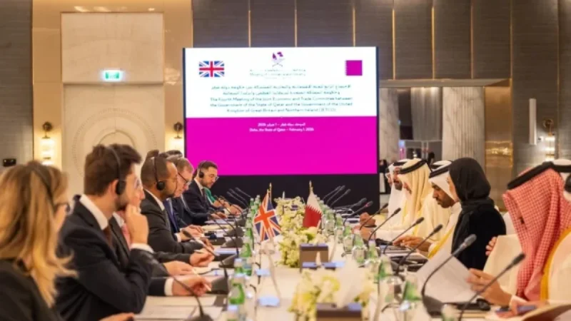 Qatar-UK Economic Committee Convenes Fourth Meeting in Doha
