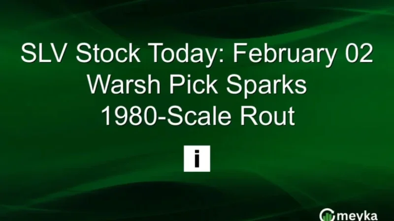 SLV Stock Plummets as Warsh Pick Triggers 1980-Scale Rout