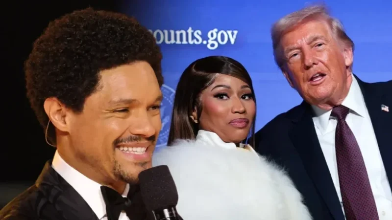 Trevor Noah Criticizes Nicki Minaj, Donald Trump at Grammy Awards