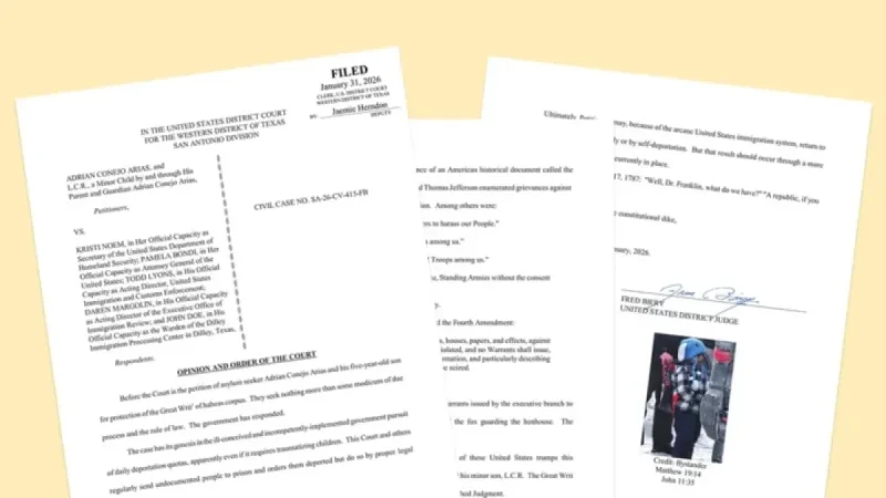 Judge Issues Ruling on 5-Year-Old Liam Conejo Ramos’ ICE Detention