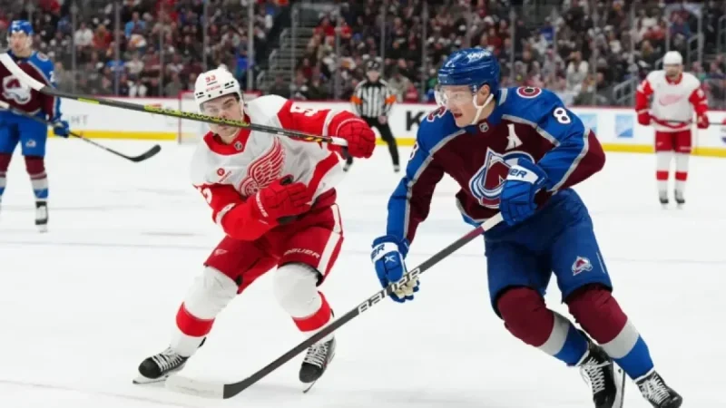 Red Wings Seek Victory Over Avalanche to End Three-Game Losing Streak