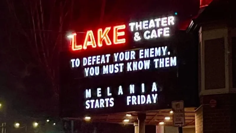 Amazon Removes Melania Documentary from Lake Oswego Theater
