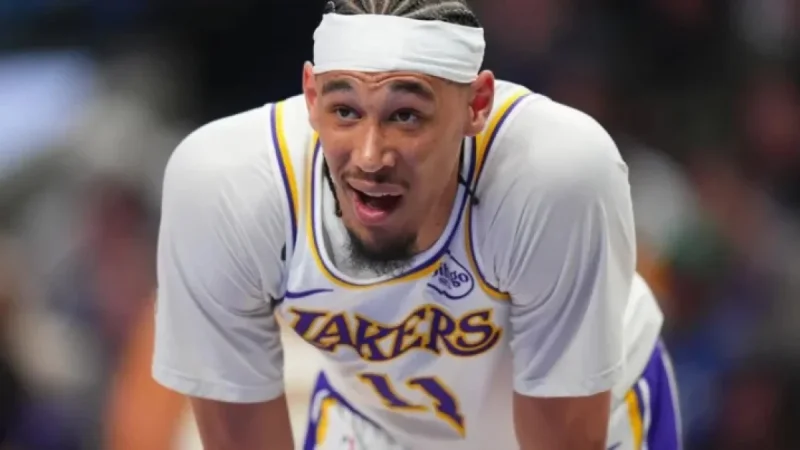 NBA Suspends Lakers Center Jaxson Hayes for One Game Ban