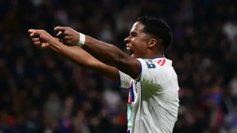 Endrick’s Brilliant Goal Elevates Lyon to French Cup Quarterfinals