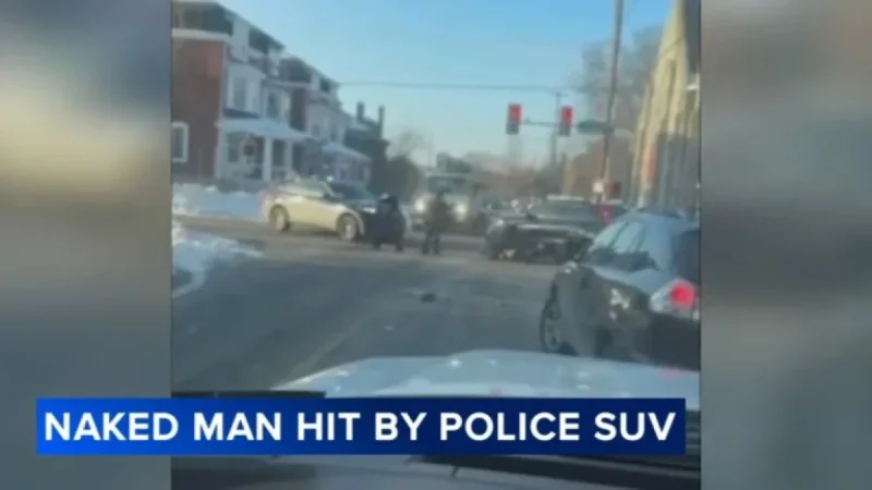 Norristown Officer Suspended After Video Shows Police Vehicle Striking Naked Man