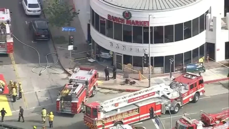 Car Crashes into Westwood Grocery Store, Killing 2 and Injuring Several