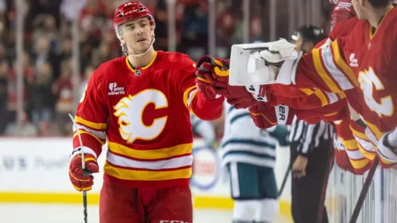 Flames Triumph Over Sharks, Halting 5-Game Losing Streak