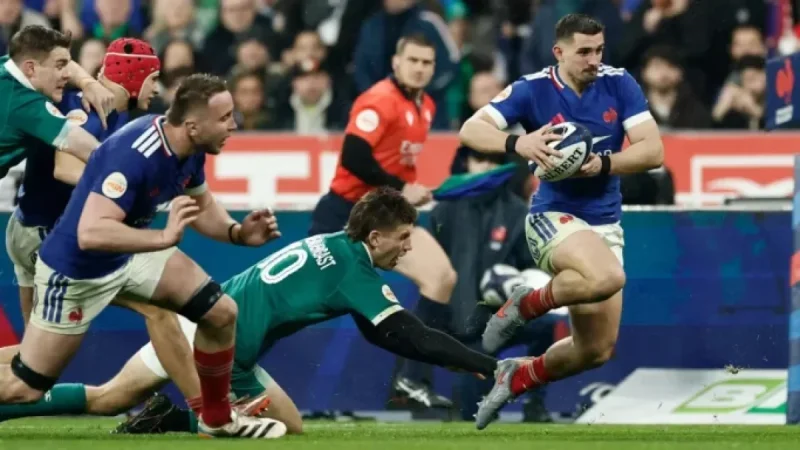 France Thrashes Ireland as Irish Fight Back in Rugby Clash