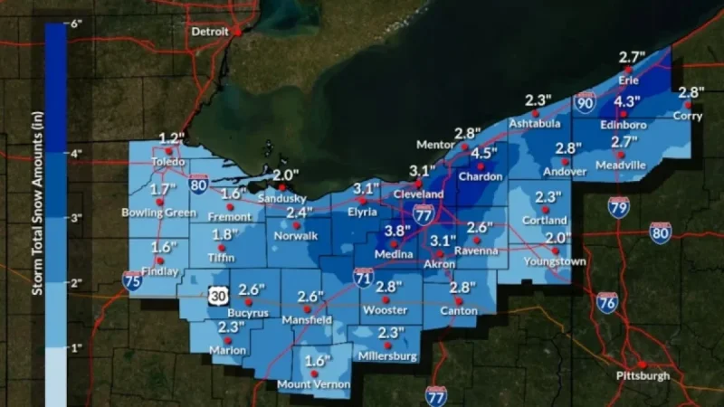 Friday Snowstorm to Disrupt Morning and Evening Commutes