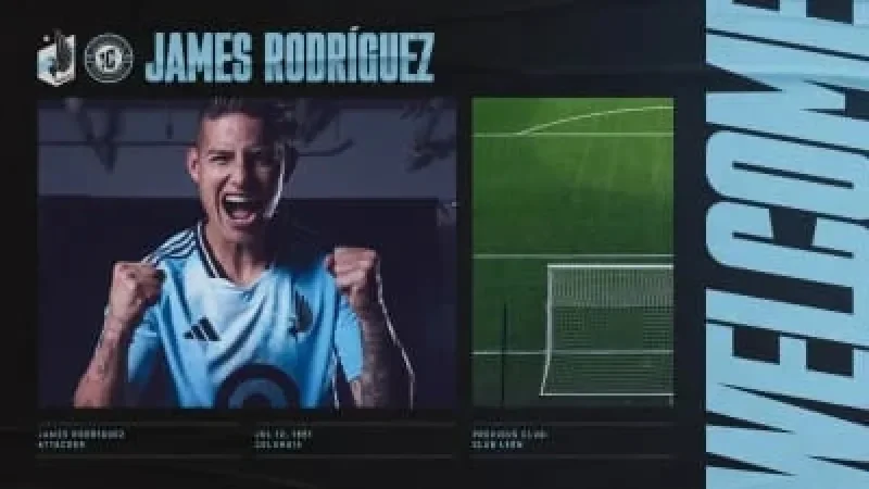 Minnesota United Secures Colombian Captain James Rodríguez Signing
