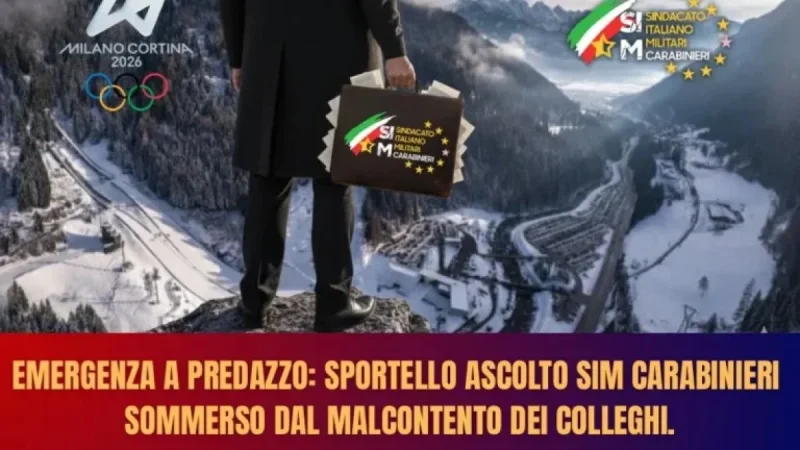 Predazzo Concerns: SIM Carabinieri’s Milano Cortina Point Faces Colleague Discontent