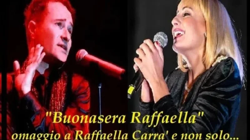 Tribute to Raffaella Carrà in “Buonasera Raffaella!” Show