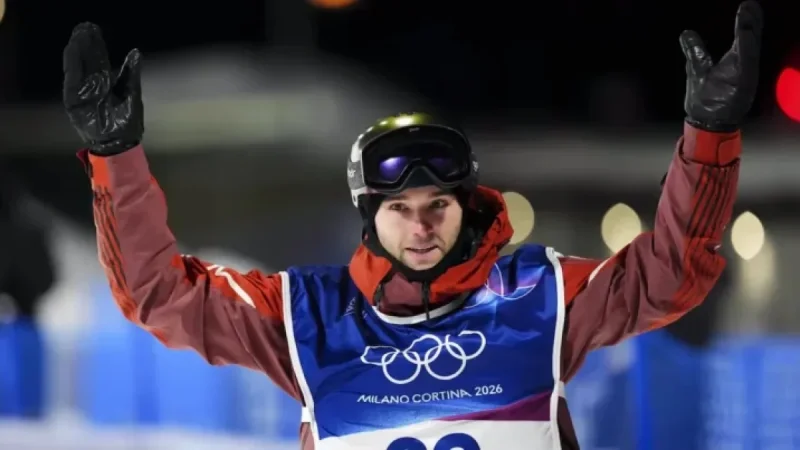 Canadian Snowboarder Jobin Excels to Reach Olympic Big Air Final