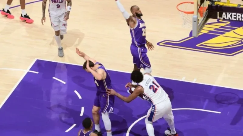 LeBron, Luka, and Reaves Excel in Lakers Victory Over Sixers