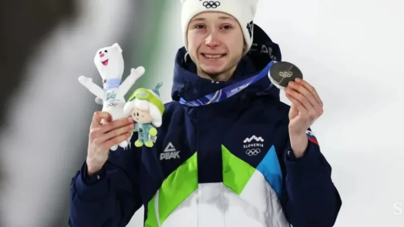 Nika Prevc Secures Olympic Silver After Intense Battle