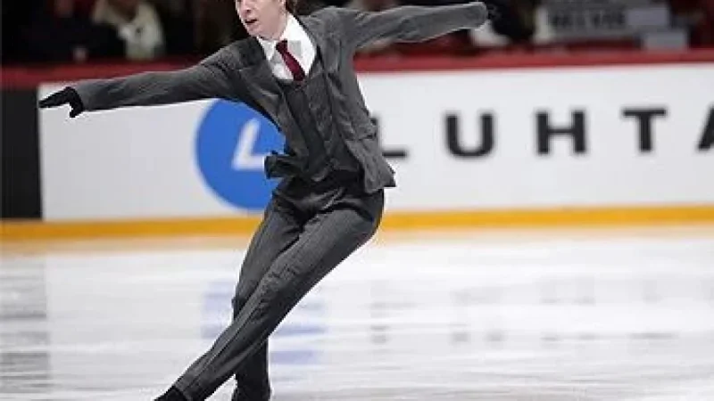 Stephen Gogolev Aims for Gold at Milano Cortina Skating Competition