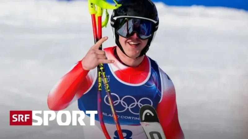 Von Allmen’s Daring Run Wins Olympic Gold; Odermatt Finishes Fourth