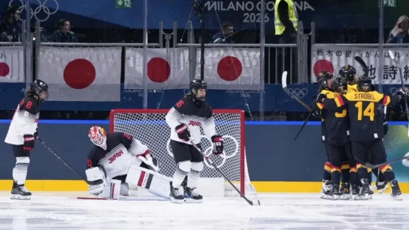 Germany Defeats Japan, Putting Olympic Ice Hockey Hopes on Edge
