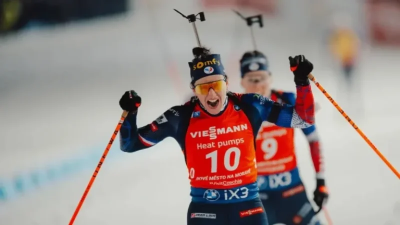 JO 2026: Fillon Maillet Misses Shot; Desloges Retains Medal in Biathlon
