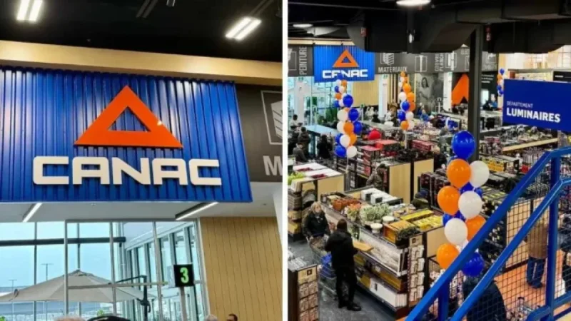 Laval’s First Canac Opens Featuring a Mezzanine (PHOTOS)