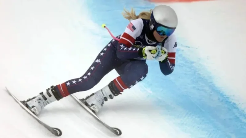 Lindsey Vonn Competes in Olympics Skiing Despite Torn ACL