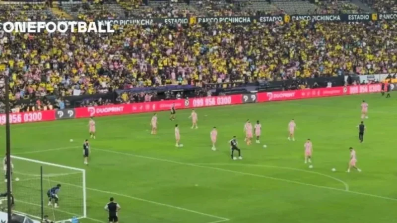Messi Scores Stunning Goal During Pre-Match Warmup for Historic Game