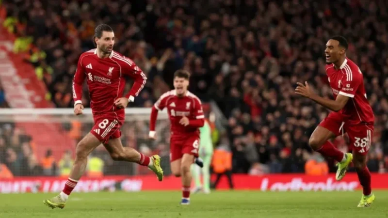 Szoboszlai’s Stunning Free-Kick Puts Liverpool Ahead Against City