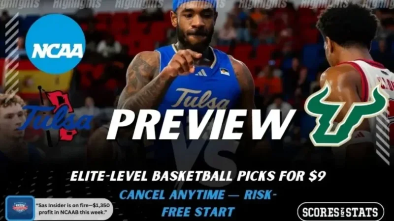 Tulsa Golden Hurricane vs South Florida Bulls: Predictions & Picks, Feb 8, 2026