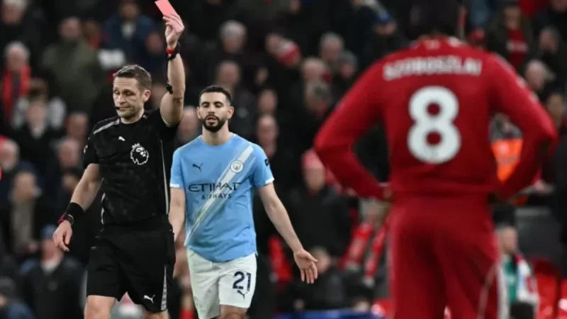 VAR Controversy Explained: Szoboszlai Sent Off in Man City’s Win Over Liverpool