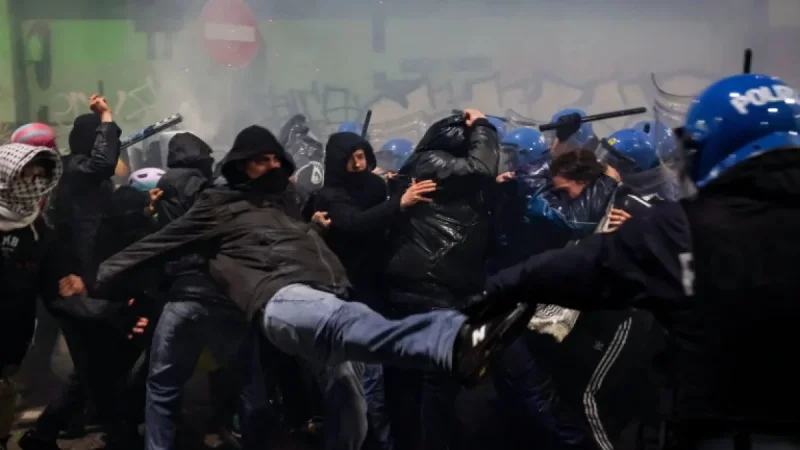 Winter Olympics Protest Over Costs and ICE Sparks Police Clash