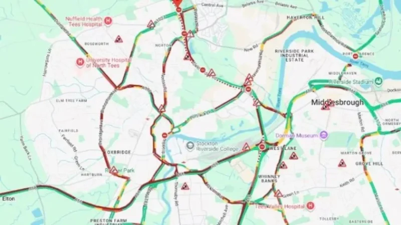 Crash Shuts Down A19 Between Portrack and Billingham in Both Directions