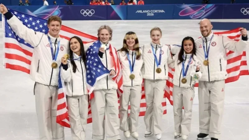 U.S. Secures Gold in Team Figure Skating at Winter Olympics