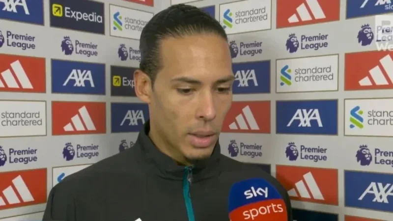 Van Dijk Challenges Slot After Liverpool’s Frustrating Loss to Man City