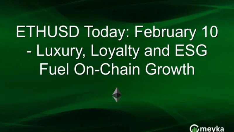 Ethereum On-Chain Growth Driven by Luxury, Loyalty, and ESG Initiatives