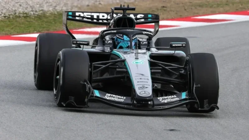 Mercedes Leads Early F1 Testing as Bahrain Pre-Season Resumes