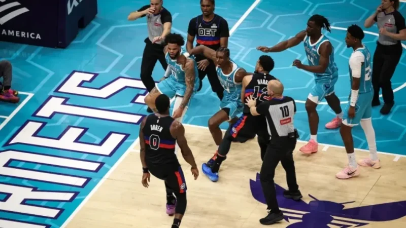 Pistons Frustrated, Hornets Struggle, Beef Stew Confrontation Escalates