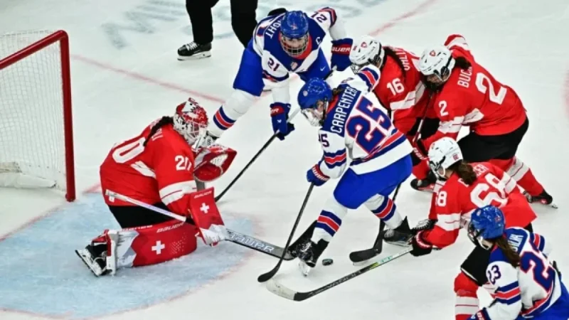 Top Performers Shine in Switzerland vs USA 2026 Olympic Women’s Hockey