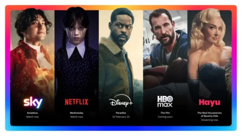 Sky Unites Netflix, Disney+, HBO Max, and Hayu in One Subscription