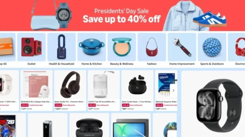 Amazon Launches 2026 President’s Day Sale Today