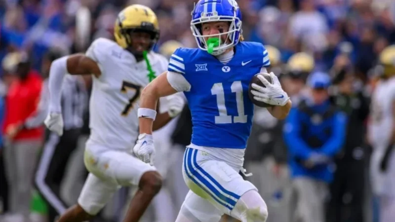 BYU Star Receiver Parker Kingston Charged with First-Degree Rape in Utah