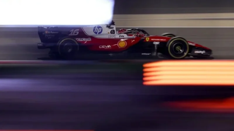 Charles Leclerc Leads Day Two, While Lando Norris Records Most Laps