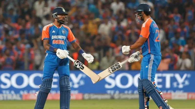 Dube vs. Hardik: Who’s the Most Explosive T20I Batter?
